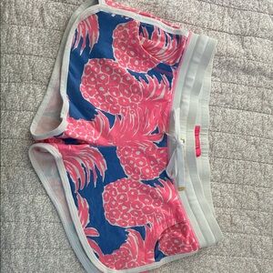 Lilly Pulitzer Tropical Pink and Blue Shorts
